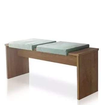 Lycce подушка-зажим для подушки 1 полоска, подушка сиденья велюровая ткань розового и синего цвета, глубина скамейки от 35 см, цвет: синий