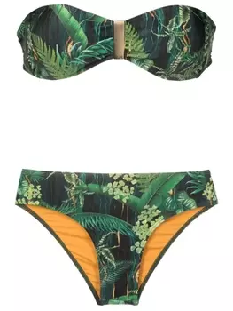 Lygia & Nanny бикини Ester с принтом, зеленый