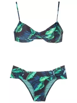 Lygia & Nanny бикини Vitria с принтом, синий