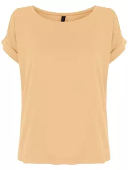 Lygia & Nanny футболка с подвернутыми рукавами, желтый