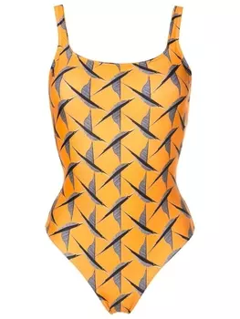 Lygia & Nanny купальник Hapuna с принтом, оранжевый