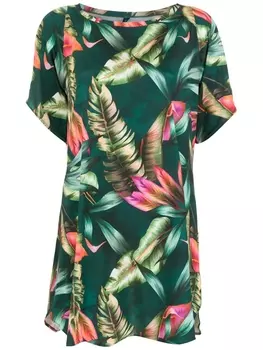 Lygia & Nanny платье Allat с принтом, зеленый