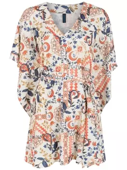 Lygia & Nanny платье Freya с принтом, нейтральный цвет