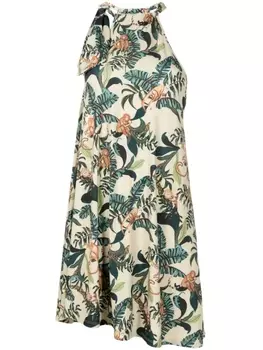 Lygia & Nanny платье Jay с графичным принтом, зеленый