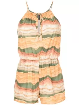 Lygia & Nanny ромпер Laya с абстрактным принтом, оранжевый