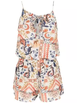 Lygia & Nanny ромпер Laya с принтом, нейтральный цвет