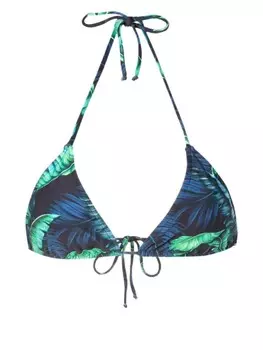 Lygia & Nanny топ бикини Hanna с принтом, синий