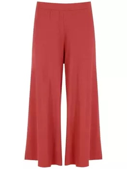 Lygia & Nanny укороченные расклешенные брюки, красный