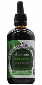 Lymeherbs, Андрографис безалкогольный экстракт 1:1, 100мл