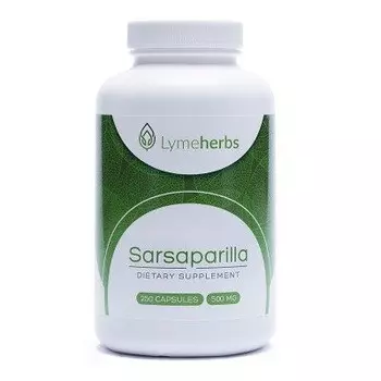Lymeherbs, Сарсапарель 444 мг, Биологически активная добавка, 250 капсул Inna Marka