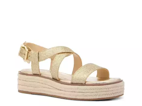 Lynn Espadrille Сандалии Michael Michael Kors, Gold Metallic