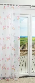 Lysel - шарф-петля Lysel #1W единорог размером (Ш х В): 140см х 245см в многоцветном/фиолетовом цвете, фиолетовый