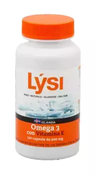 Lysi Omega 3 Витамин Е 120 капсул Натуральный антиоксидант