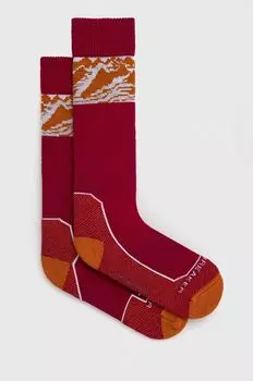 Лыжи+ Легкие носки Icebreaker, розовый