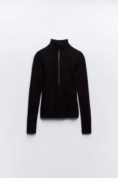 Лыжная коллекция термофутболка ZARA, черный