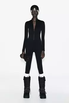 Лыжная коллекция термокомбинезон ZARA, черный