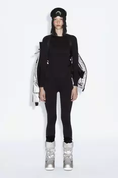 Лыжная коллекция термолитовая футболка thermolite ZARA, черный