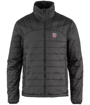 Лыжная куртка Fjallraven Expedition X-Latt с молнией во всю длину, черный