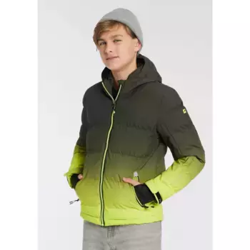 Лыжная куртка Killtec «KSW 382 BYS QLTD JCKT», с капюшоном, цвет lime