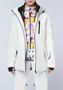 Лыжная куртка Кимзее "ВИНОГРАДНЫЙ КОМПОТ", с капюшоном Chiemsee, белый