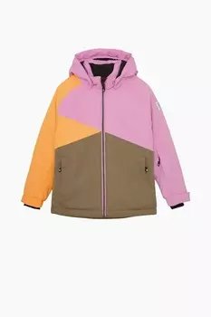 Лыжная куртка колор блок Color Kids, сиреневый