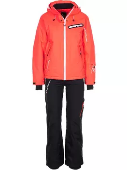 Лыжная куртка Peak Mountain 2tlg. Ski/Snowboardoutfit Astec, цвет Koralle/Schwarz