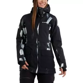 Лыжная куртка Poplar Jacket Women - Black Fundango, цвет grau