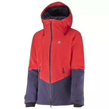 Лыжная куртка QST Guard 20K/20K женская SALOMON, цвет rot