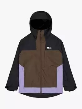 Лыжная куртка с капюшоном seakrest color block Picture, цвет Black/Chicory