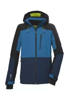 Лыжная куртка с капюшоном, ветрозащитная, мужская killtec, цвет Himmelblau