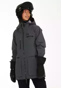 Лыжная куртка SOS "Сильвертон" с водоотталкивающим покрытием, серый