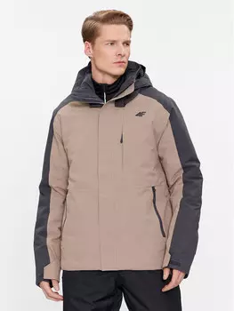 Лыжная куртка стандартного кроя 4F, серый