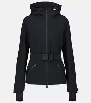 Лыжная куртка Surier из тафты с поясом MONCLER GRENOBLE, черный