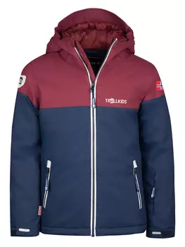 Лыжная куртка Trollkids Hallingdal, темно синий