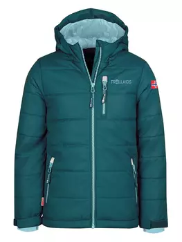 Лыжная куртка Trollkids Hemsedal, бирюзовый