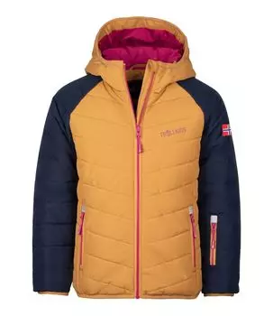 Лыжная куртка Trollkids Schneejacke Myrkdalen, цвет Marineblau/Honig/Feuerbeere
