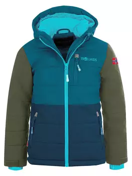 Лыжная куртка Trollkids Ski-/ Snowboardjacke Hemsedal, цвет Dunkelblau/Khaki