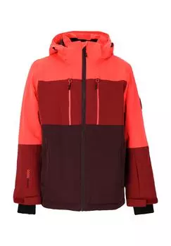 Лыжная куртка Virago в модном дизайне с цветовыми блоками WHISTLER, цвет Red Pear