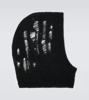 Лыжная маска Cappuccio Maglia Rick Owens, черный