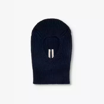 Лыжная маска из ребристой шерсти Rick Owens, черный