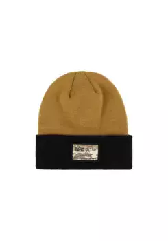Лыжная шапка Alpha Industries "Аксессуары Alpha Industries - Головной убор Crew C Label Beanie", хаки