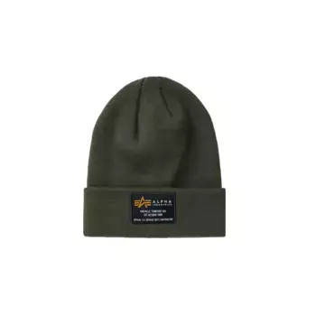 Лыжная шапка Alpha Industries "Аксессуары Alpha Industries - Головной убор Crew Beanie", зеленый