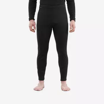 Лыжное белье функциональные брюки мужские - BL 100 черный WEDZE, цвет schwarz