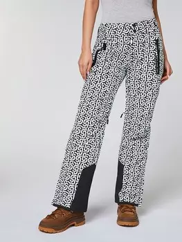 Лыжные брюки Chiemsee, черный/белый