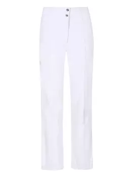 Лыжные брюки DESCENTE с отделкой швами, белый