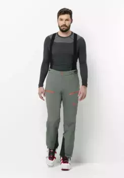 Лыжные брюки Jack Wolfskin "ALPSPITZE PANTS M", зеленый