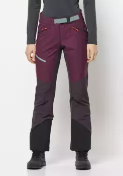 Лыжные брюки Jack Wolfskin "ALPSPITZE PANTS W", цвет Wild-Berry