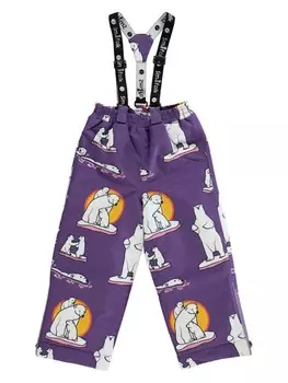 Лыжные брюки Smfolk Eisbren, фиолетовый