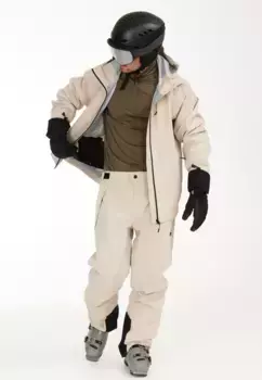 Лыжные брюки SOS "Alta" с водонепроницаемым дизайном, черный