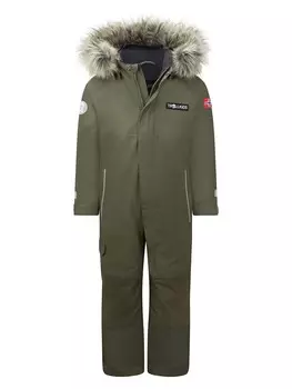 Лыжные брюки Trollkids Schneeanzug Kirkenes, хаки